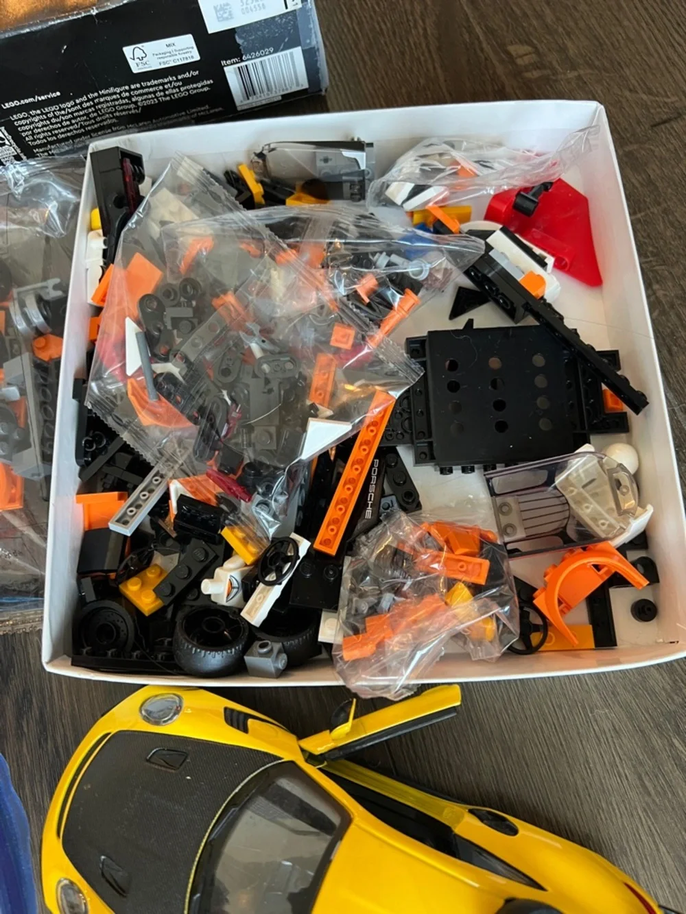LEGO Speed Champions Orange and Black McLaren Race Car Mixed mismatched set - Picture 6 of 11